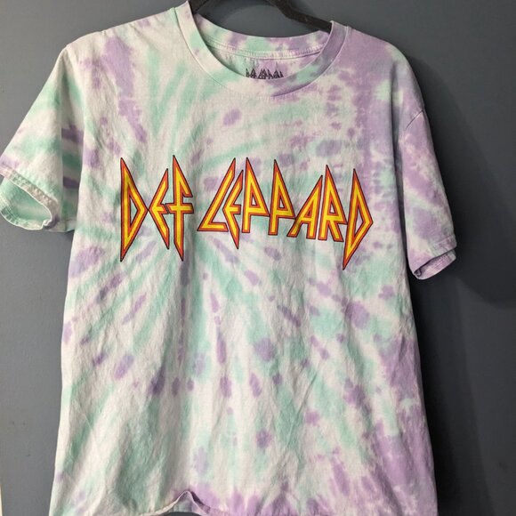 Lot of 2 Def Leppard t-shirts small juniors - Picture 3 of 7